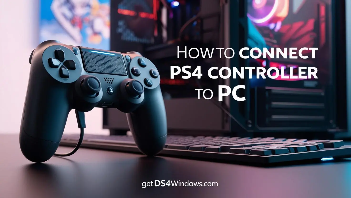 How to connect PS4 controller to pc ds4 windows connect ps5 cotroller to pc