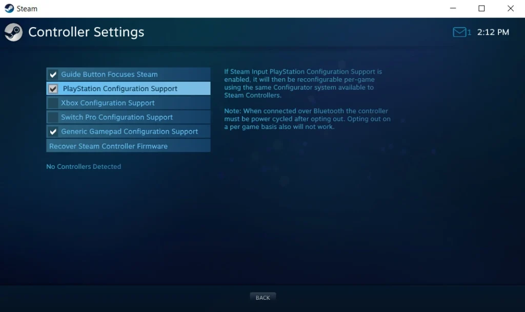 connect dualshock to pc using steam
dualshock 4
dualsense 5
